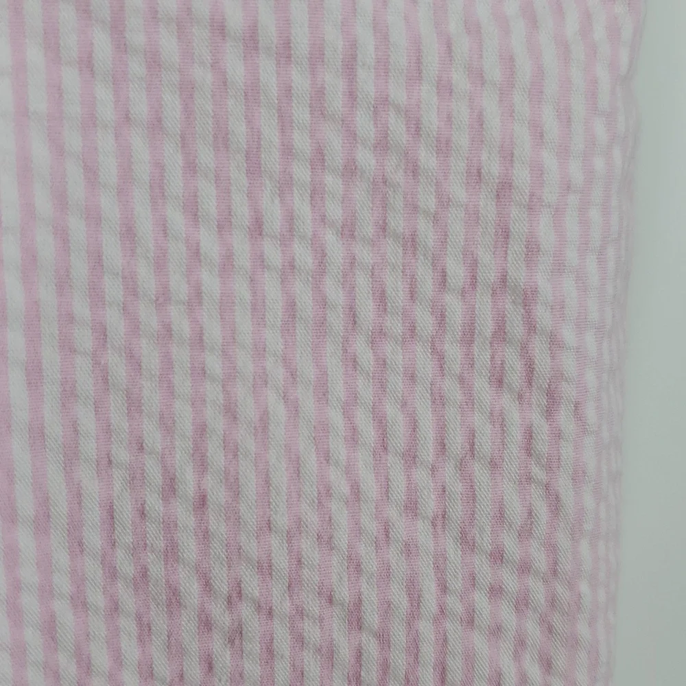 Lauren Ralph Lauren Pink Seersucker Pants Womens Straight Leg Preppy Summer - Picture 10 of 11